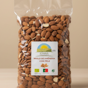 Miolo de amêndoa com pele 1Kg