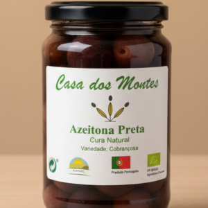 Azeitona preta com caroço 220g