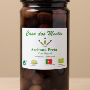 Azeitona preta com caroço 440g