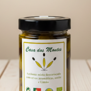Azeitona verde descaroçada ervas/azeite/limão 180g